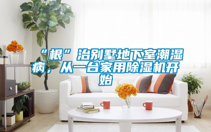 “根”治別墅地下室潮濕病,從一臺(tái)家用除濕機(jī)開始