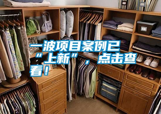 一波項(xiàng)目案例已“上新”，點(diǎn)擊查看！