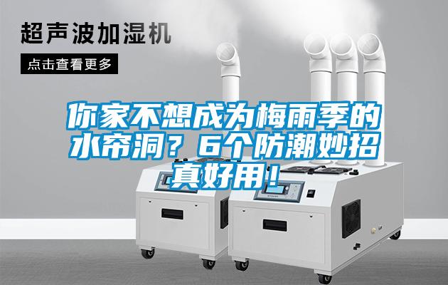 你家不想成為梅雨季的水簾洞？6個防潮妙招真好用！