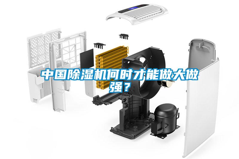 中國除濕機何時才能做大做強？