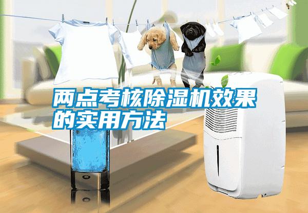 兩點(diǎn)考核除濕機(jī)效果的實用方法