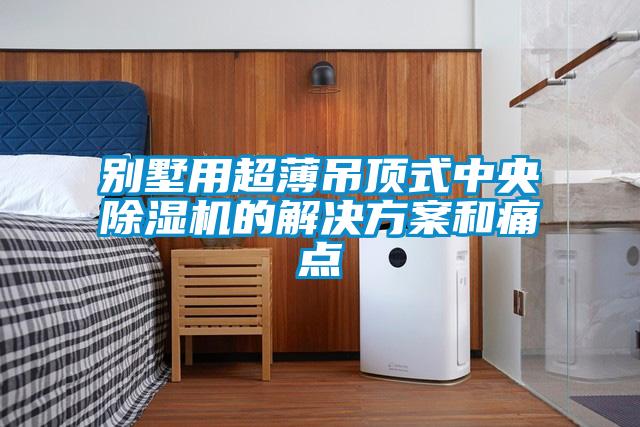 別墅用超薄吊頂式中央除濕機(jī)的解決方案和痛點