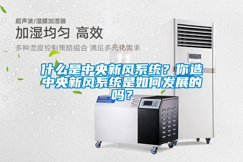 什么是中央新風系統(tǒng)？你造中央新風系統(tǒng)是如何發(fā)展的嗎？