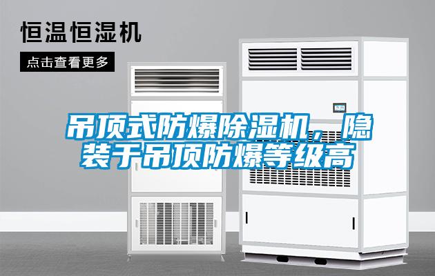吊頂式防爆除濕機(jī)，隱裝于吊頂防爆等級高