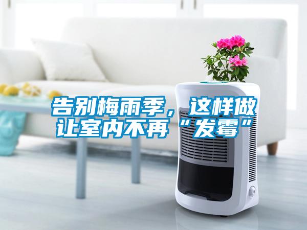 告別梅雨季，這樣做讓室內(nèi)不再“發(fā)霉”