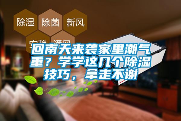 回南天來(lái)襲家里潮氣重？學(xué)學(xué)這幾個(gè)除濕技巧，拿走不謝