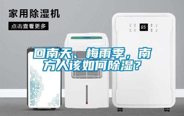 回南天、梅雨季，南方人該如何除濕？