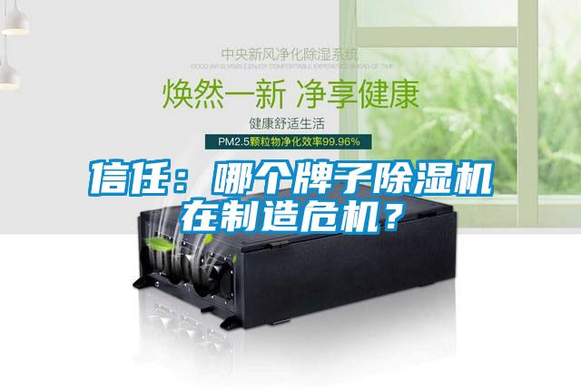 信任：哪個(gè)牌子除濕機(jī)在制造危機(jī)？