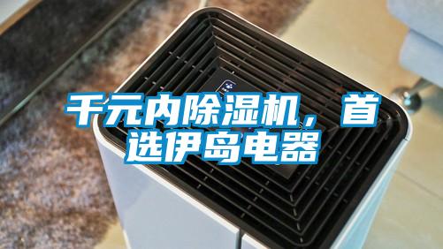 千元內(nèi)除濕機，首選伊島電器