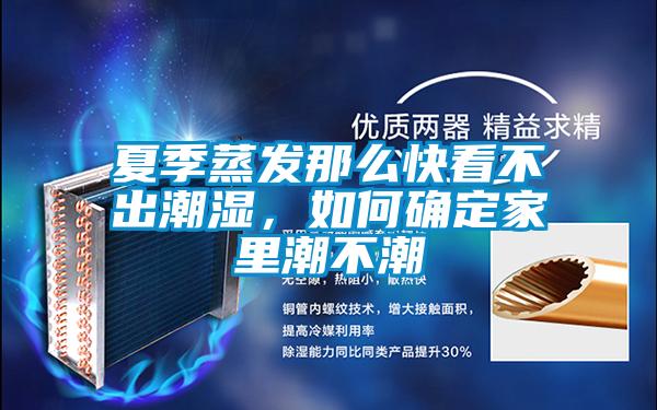 夏季蒸發(fā)那么快看不出潮濕，如何確定家里潮不潮