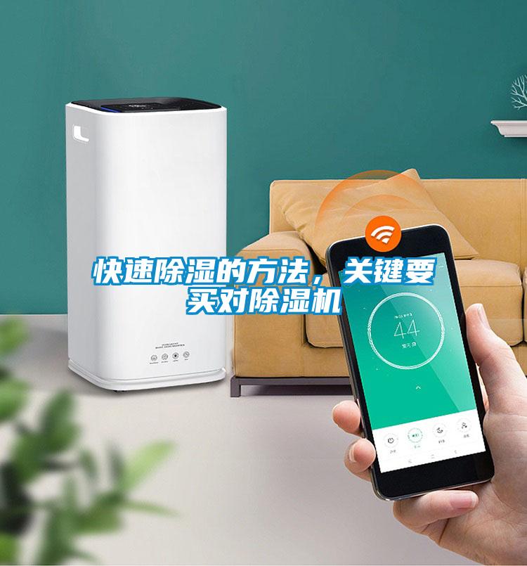 快速除濕的方法，關(guān)鍵要買對(duì)除濕機(jī)