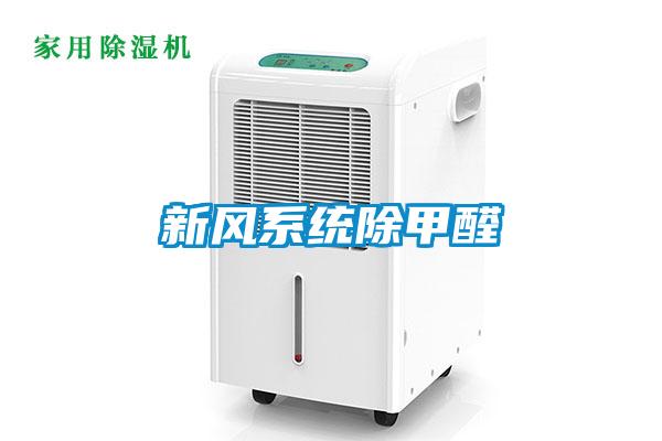 新風系統(tǒng)除甲醛