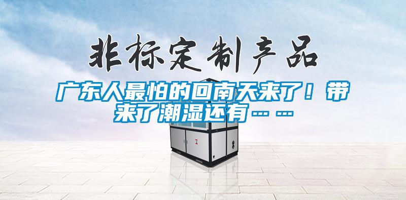 廣東人最怕的回南天來了！帶來了潮濕還有……
