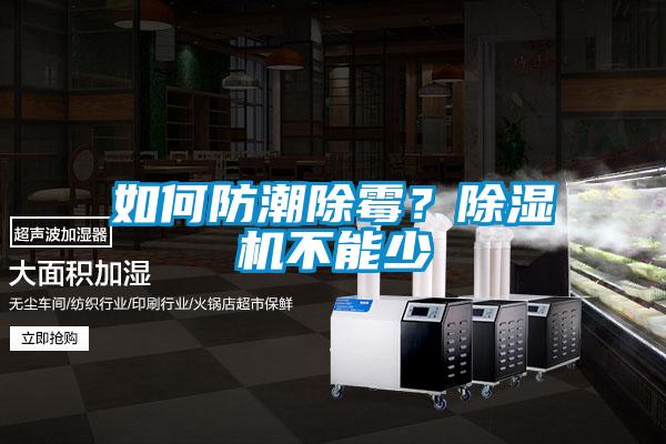 如何防潮除霉？除濕機不能少