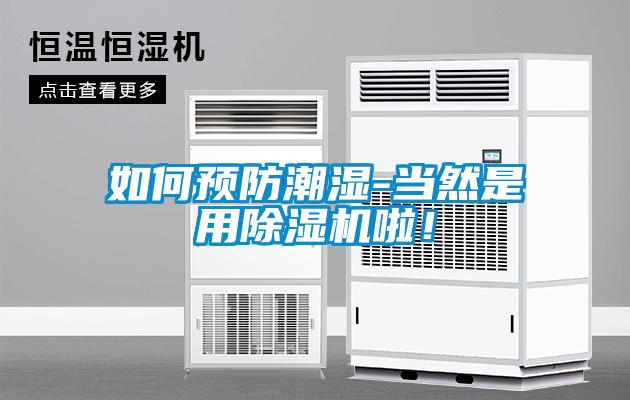 如何預(yù)防潮濕-當(dāng)然是用除濕機(jī)啦！