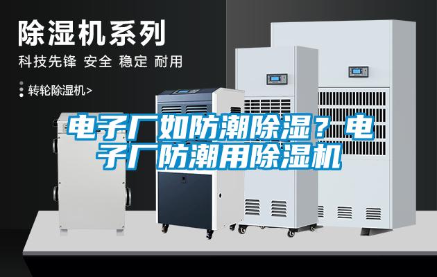 電子廠如防潮除濕？電子廠防潮用除濕機