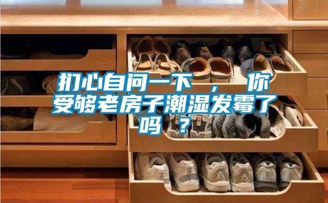 捫心自問一下 ， 你受夠老房子潮濕發(fā)霉了嗎 ？