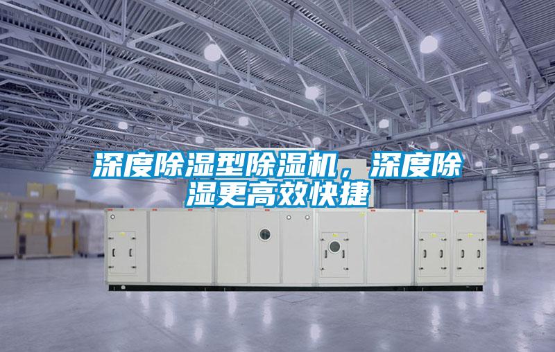 深度除濕型除濕機(jī)，深度除濕更高效快捷