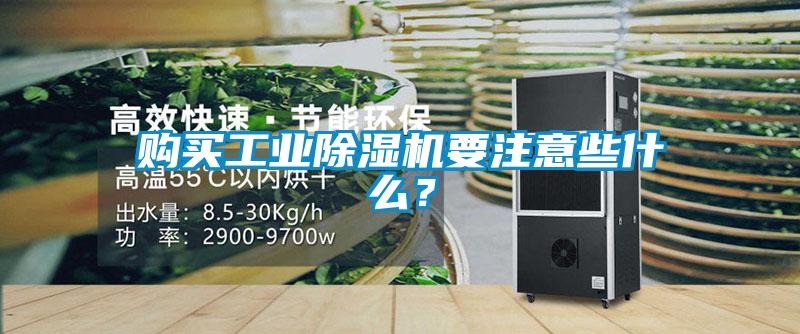 購買工業(yè)除濕機要注意些什么？