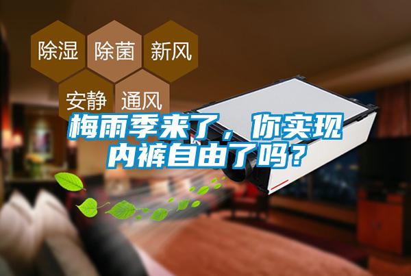 梅雨季來了，你實現(xiàn)內(nèi)褲自由了嗎？