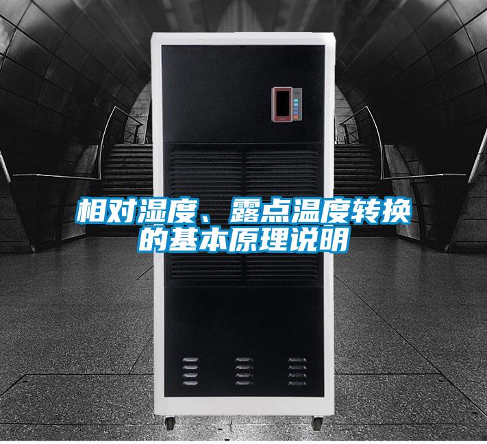 相對濕度、露點溫度轉換的基本原理說明