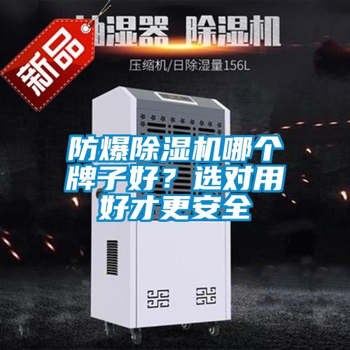防爆除濕機哪個牌子好？選對用好才更安全