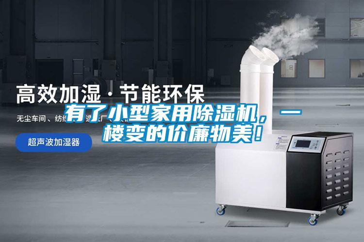 有了小型家用除濕機，一樓變的價廉物美！