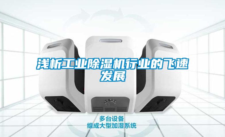 淺析工業(yè)除濕機行業(yè)的飛速發(fā)展