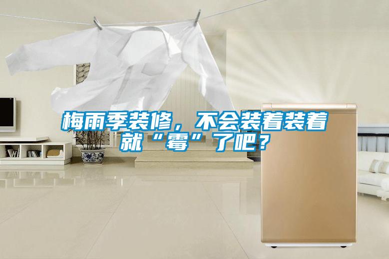 梅雨季裝修，不會裝著裝著就“霉”了吧？