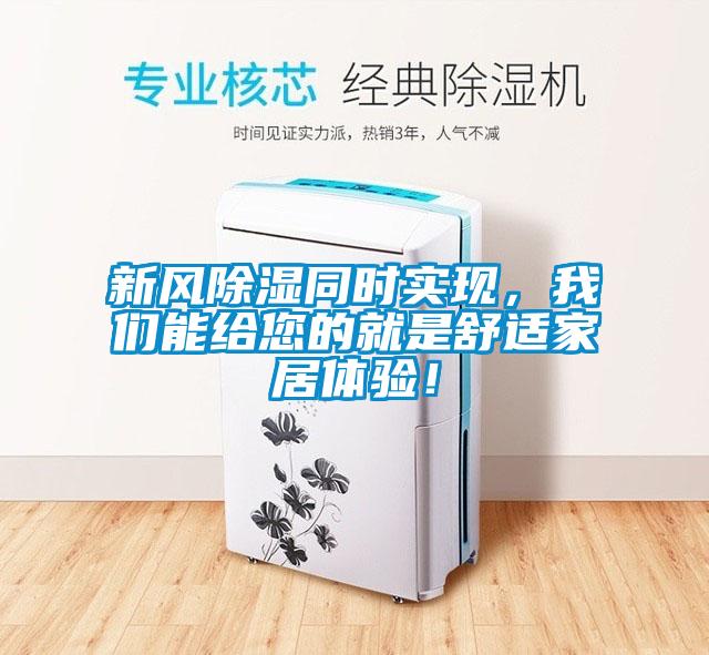 新風(fēng)除濕同時(shí)實(shí)現(xiàn)，我們能給您的就是舒適家居體驗(yàn)！