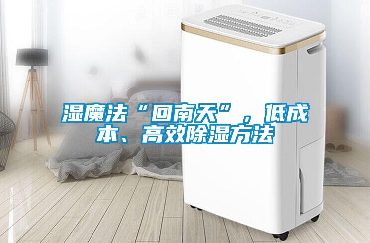 濕魔法“回南天”，低成本、高效除濕方法