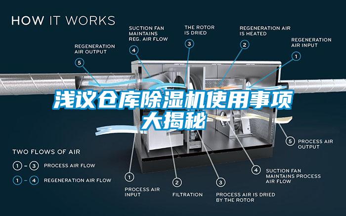 淺議倉庫除濕機(jī)使用事項大揭秘