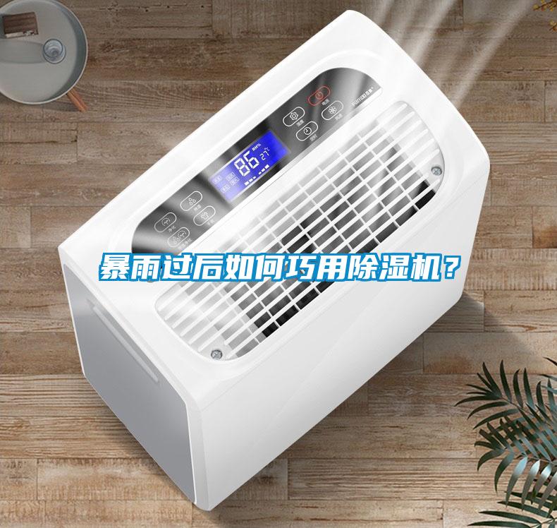 暴雨過后如何巧用除濕機(jī)？