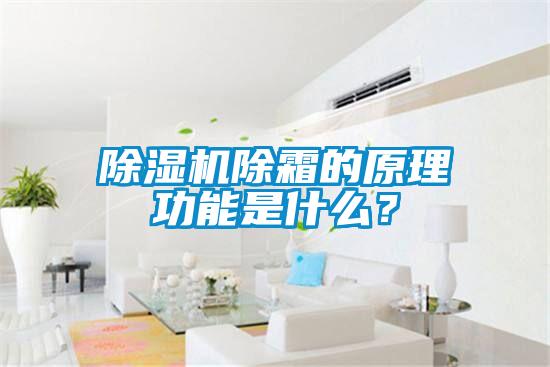 除濕機(jī)除霜的原理功能是什么？