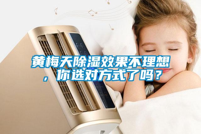 黃梅天除濕效果不理想，你選對方式了嗎？