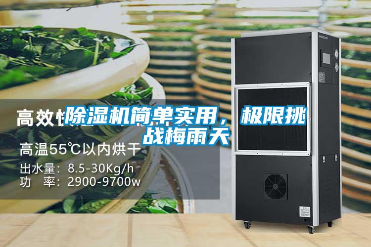 除濕機(jī)簡單實(shí)用，極限挑戰(zhàn)梅雨天