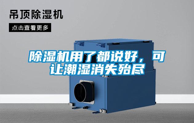 除濕機(jī)用了都說好，可讓潮濕消失殆盡
