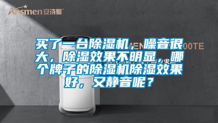 買了一臺除濕機(jī)，噪音很大，除濕效果不明顯，哪個牌子的除濕機(jī)除濕效果好，又靜音呢？