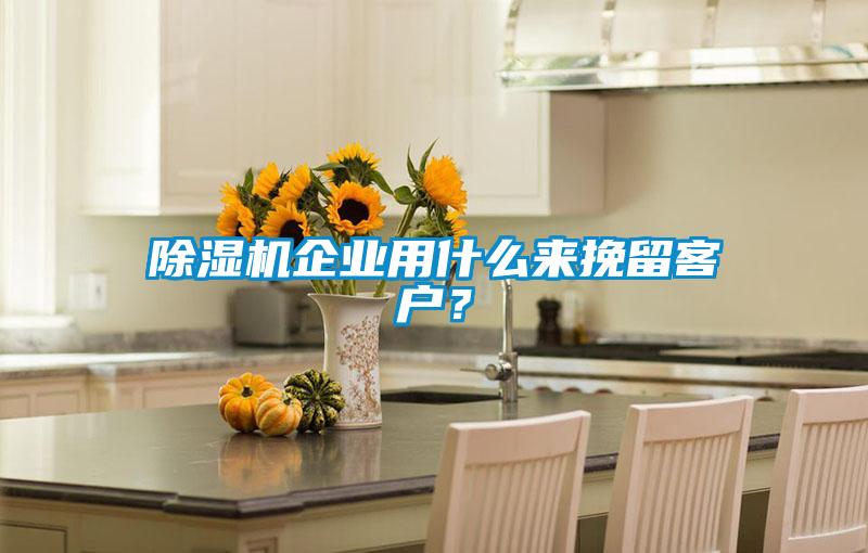 除濕機企業(yè)用什么來挽留客戶？