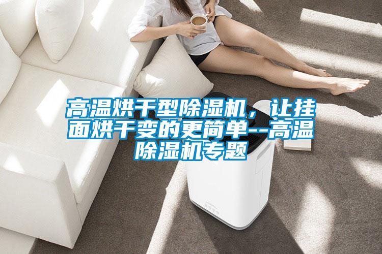 高溫烘干型除濕機(jī)，讓掛面烘干變的更簡單--高溫除濕機(jī)專題