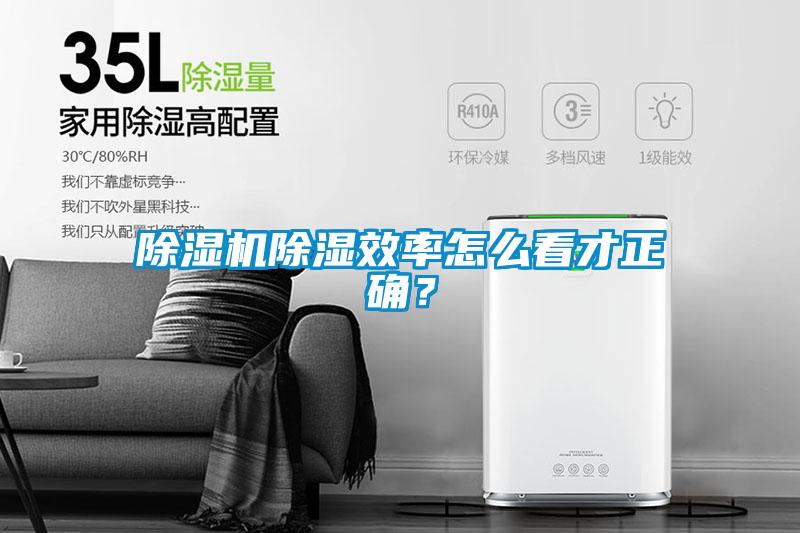 除濕機(jī)除濕效率怎么看才正確？