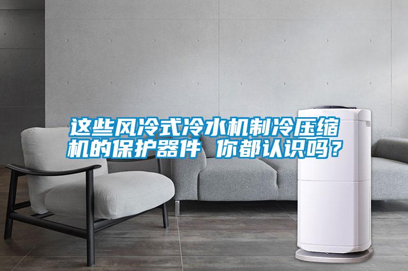 這些風(fēng)冷式冷水機(jī)制冷壓縮機(jī)的保護(hù)器件 你都認(rèn)識嗎？