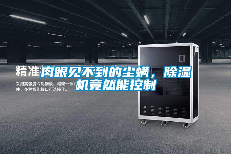 肉眼見不到的塵螨，除濕機竟然能控制