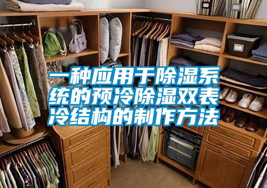 一種應用于除濕系統(tǒng)的預冷除濕雙表冷結(jié)構(gòu)的制作方法