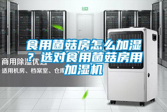 食用菌菇房怎么加濕？選對(duì)食用菌菇房用加濕機(jī)