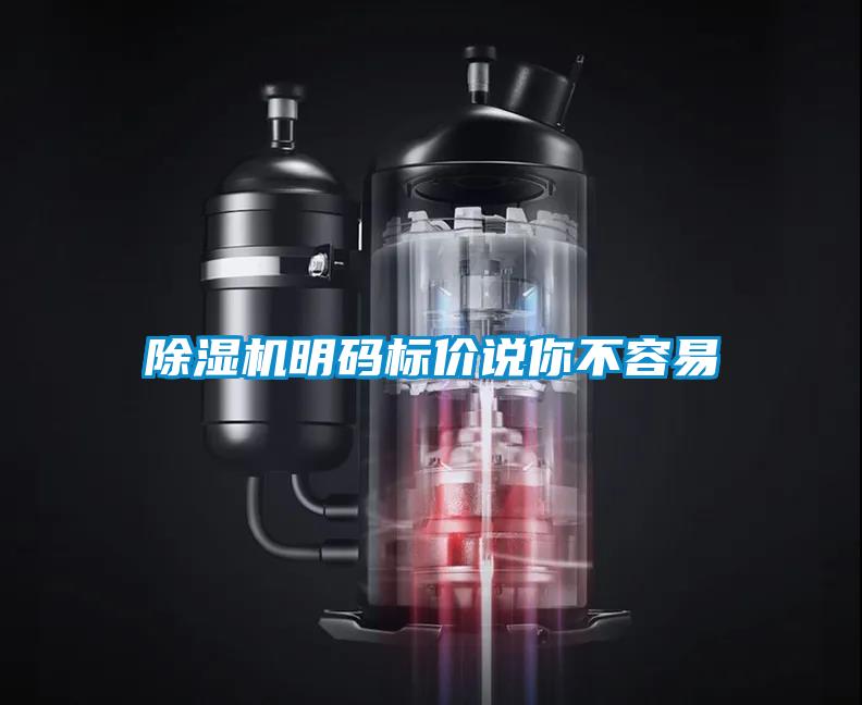 除濕機(jī)明碼標(biāo)價(jià)說你不容易