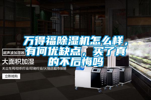 萬得福除濕機(jī)怎么樣，有何優(yōu)缺點(diǎn)，買了真的不后悔嗎