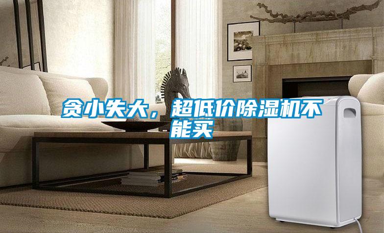 貪小失大，超低價(jià)除濕機(jī)不能買