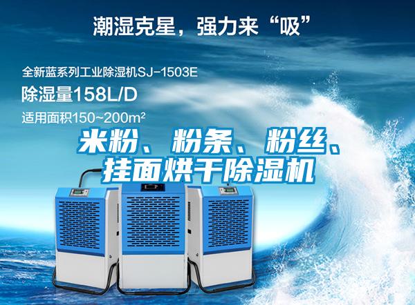 米粉、粉條、粉絲、掛面烘干除濕機