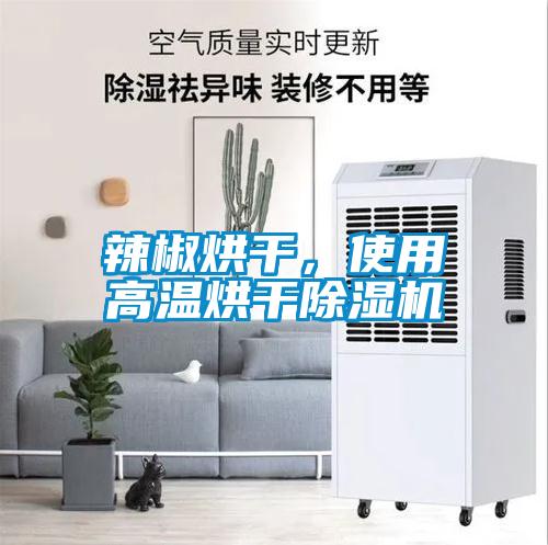 辣椒烘干，使用高溫烘干除濕機